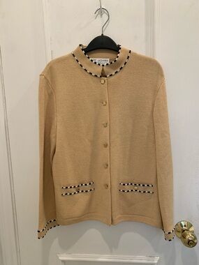 Vintage St. John Collection cardigan. Size 10